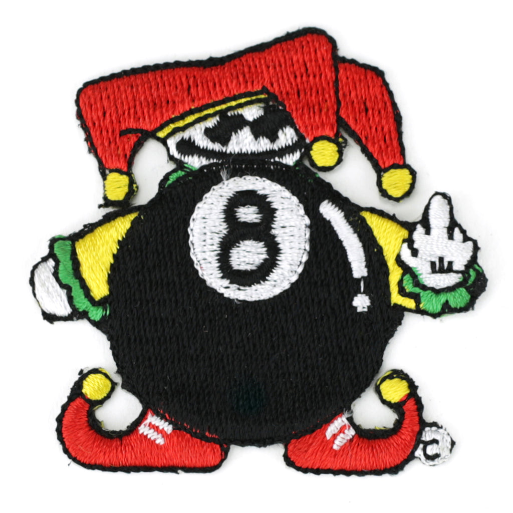 8 Ball jester Patch