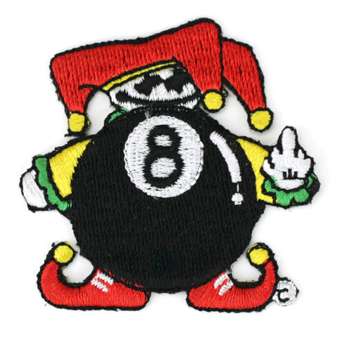 8 Ball jester patch image