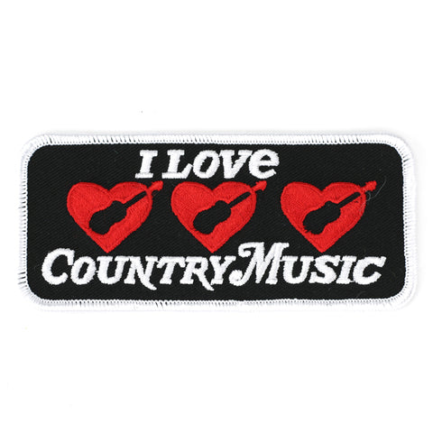 I Love Country Music patch image