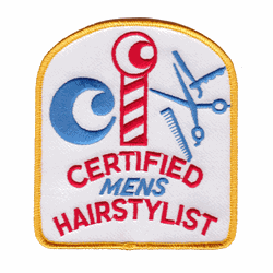 certified hairstylist patch image