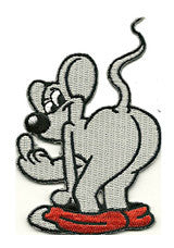 finger grey mouse patch image