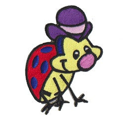 ladybug with hat patch image