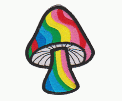 mushroom multi-color patch image