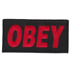 obey black patch image