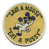 save-a-mouse  - sew on only patch image
