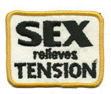 sex-tension  - sew on only patch image
