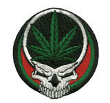 skull weed patch image