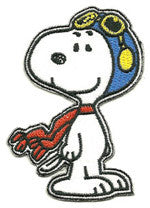 Snoopy Pilot patch image