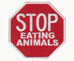 stop eating animals patch image
