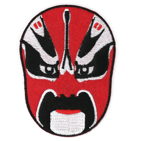 Red Wrestling Mask patch image