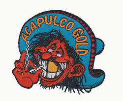 made in USA ACAPULCO GOLD デニム 34 赤耳 革パッチ Acapulco Gold Patch