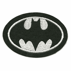 batman logo patch image