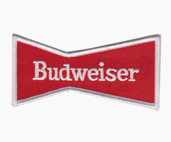 budweiser bow tie patch image