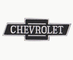 chevy bow tie black patch image