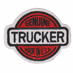 genuine trucker patch image