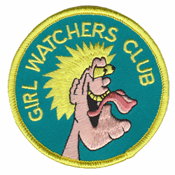 girl watchers club patch image