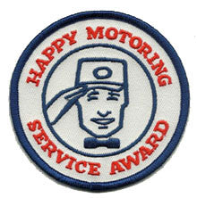 happy motoring patch image