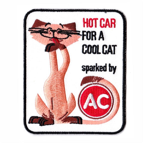 hot car cool cat patch image