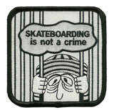 Skateboarding is not a crime patch image