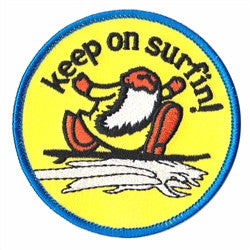 keep on surfin patch image