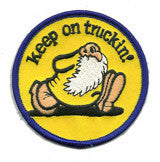 keep on truckin 1 patch image