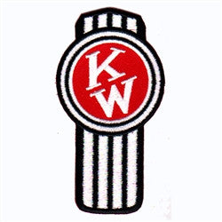 kenworth logo black and white patch image