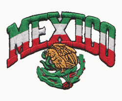 mexico emblem patch image