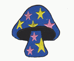 mushroom star blue patch image
