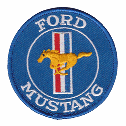 mustang blue patch image