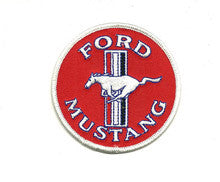 mustang red patch image