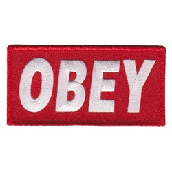 obey red patch image