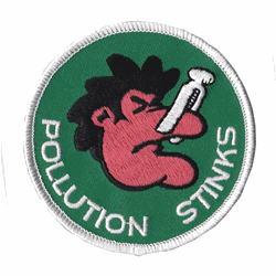 pollution stinks patch image