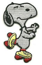 Snoopy Rollerskate patch image