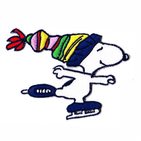 snoopy skating patch image