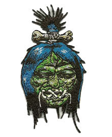 voodoo skull patch image