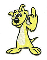 yellow-dog-finger1 patch image